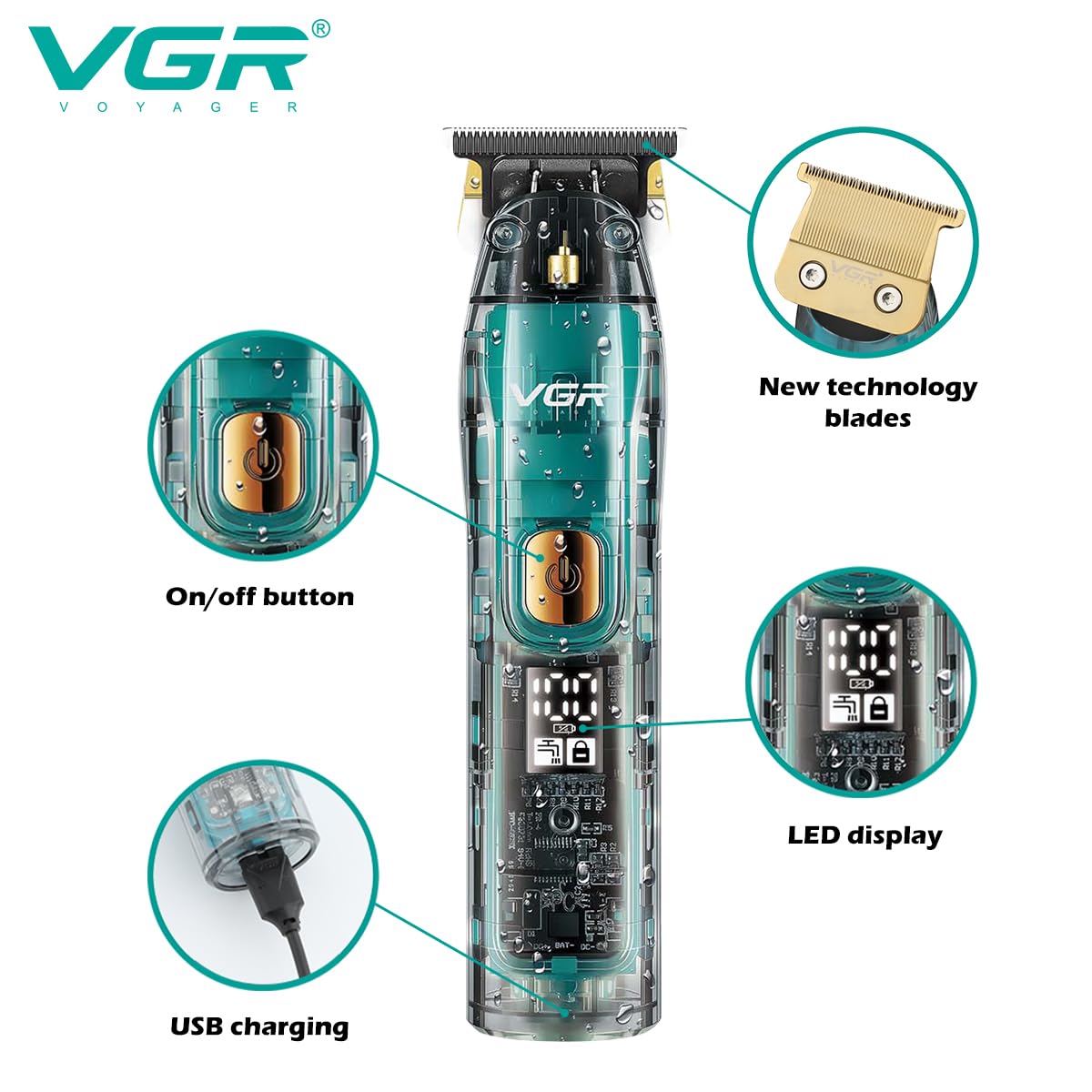 VGR PREMIUM HAIR TRRIMER V961