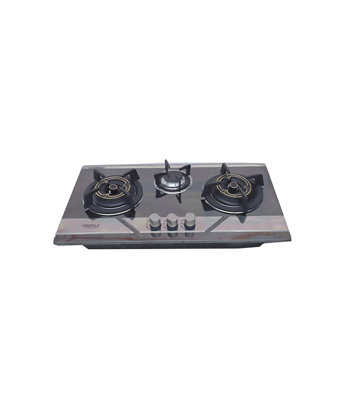 Profile 112ST Gas Stove 3-Burners Stainless Steel