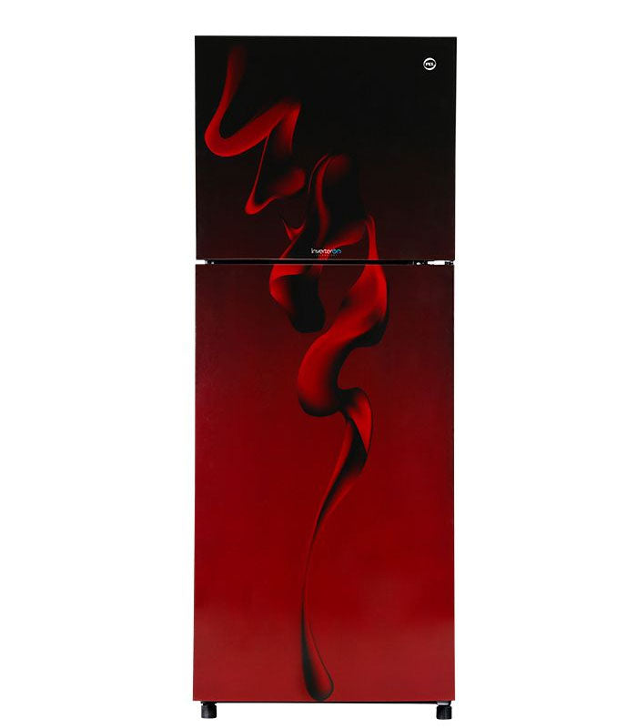 PEL InverterOn Glass Door Refrigerator 6450 Maroon Prism