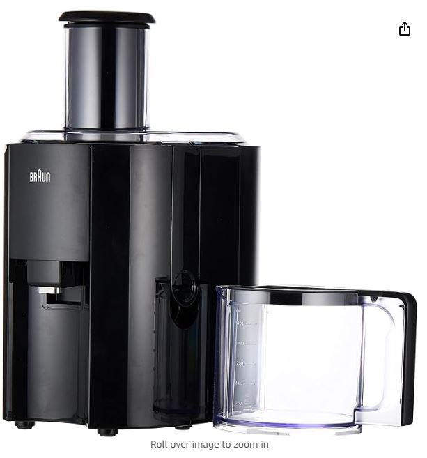 BRAUN SPIN JUICER J300 DESIGNED GERMANY