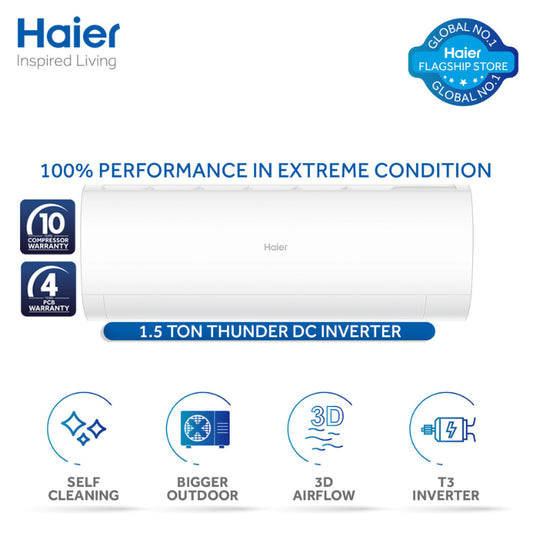 Haier HSU-18HPM Thunder T3 1.5 Ton Inverter AC