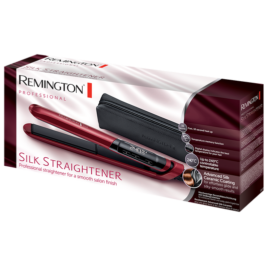 REMINGTON HAIR STRAIGHTENER SILK CERAMIC S9600 PC