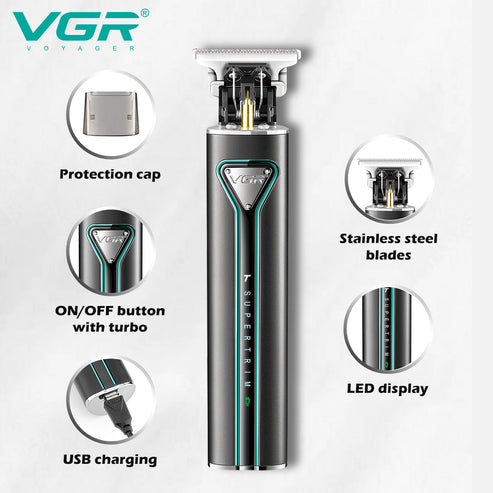 VGR Hair Trimmer Gold V009