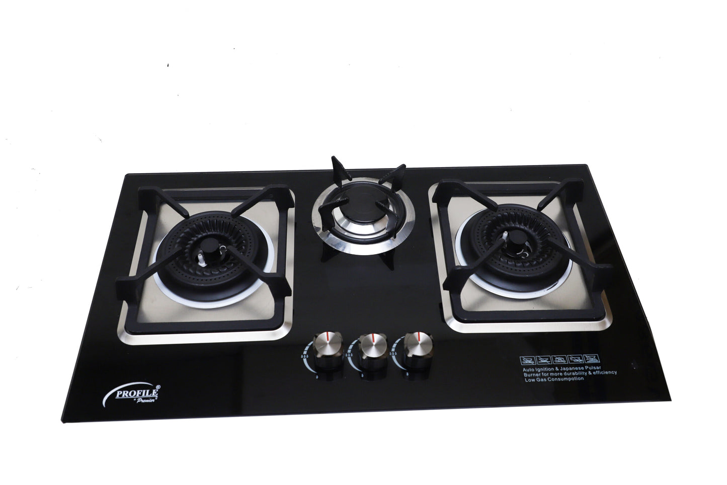 PROFILE PREMIER HOOB 3 BUR NW-200 GLASS
