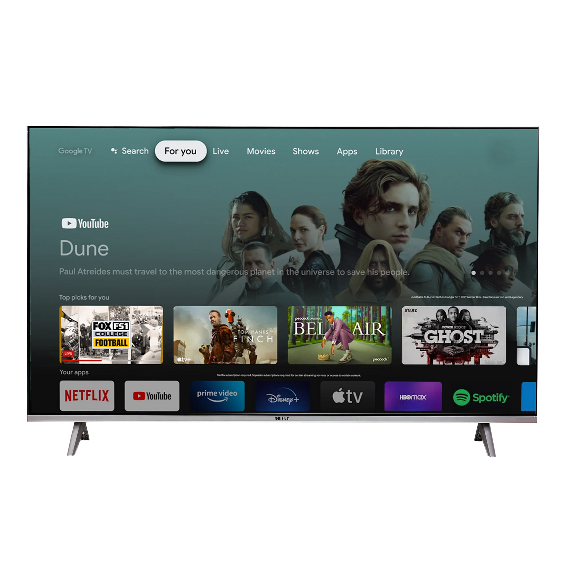 ORIENT LED Nexus 65" QLED Google TV