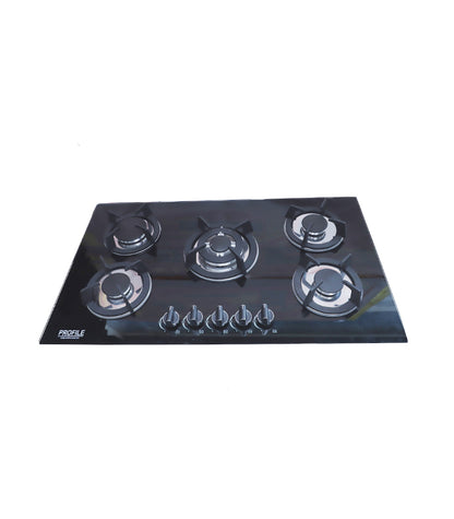 Profile PF-3455 Gas Hob 5-Burner Glass Built in (Gas Stove)/Chula