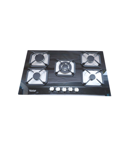 Profile 5-D Gas Stove 5-Burners Tempered Glass
