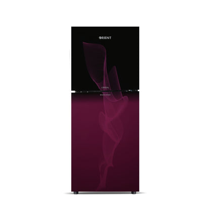 Orient Crystal GD 225 Refrigerator Glaze Red and Smoke Purple