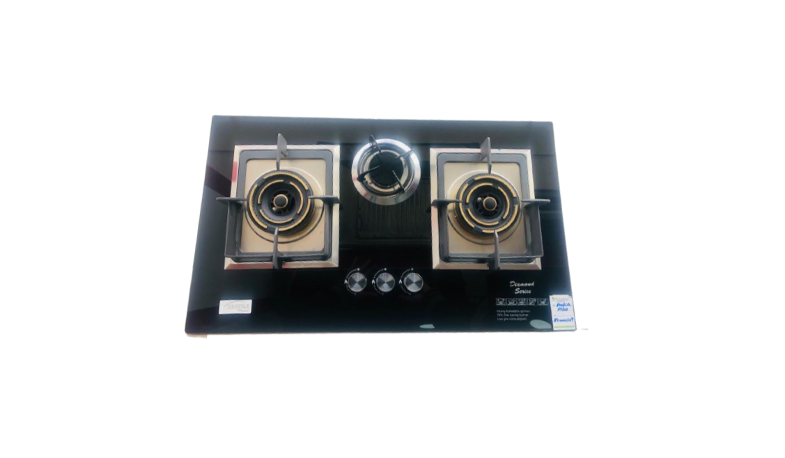 Profile 3Bur Hob PF-1DD Shine Glass