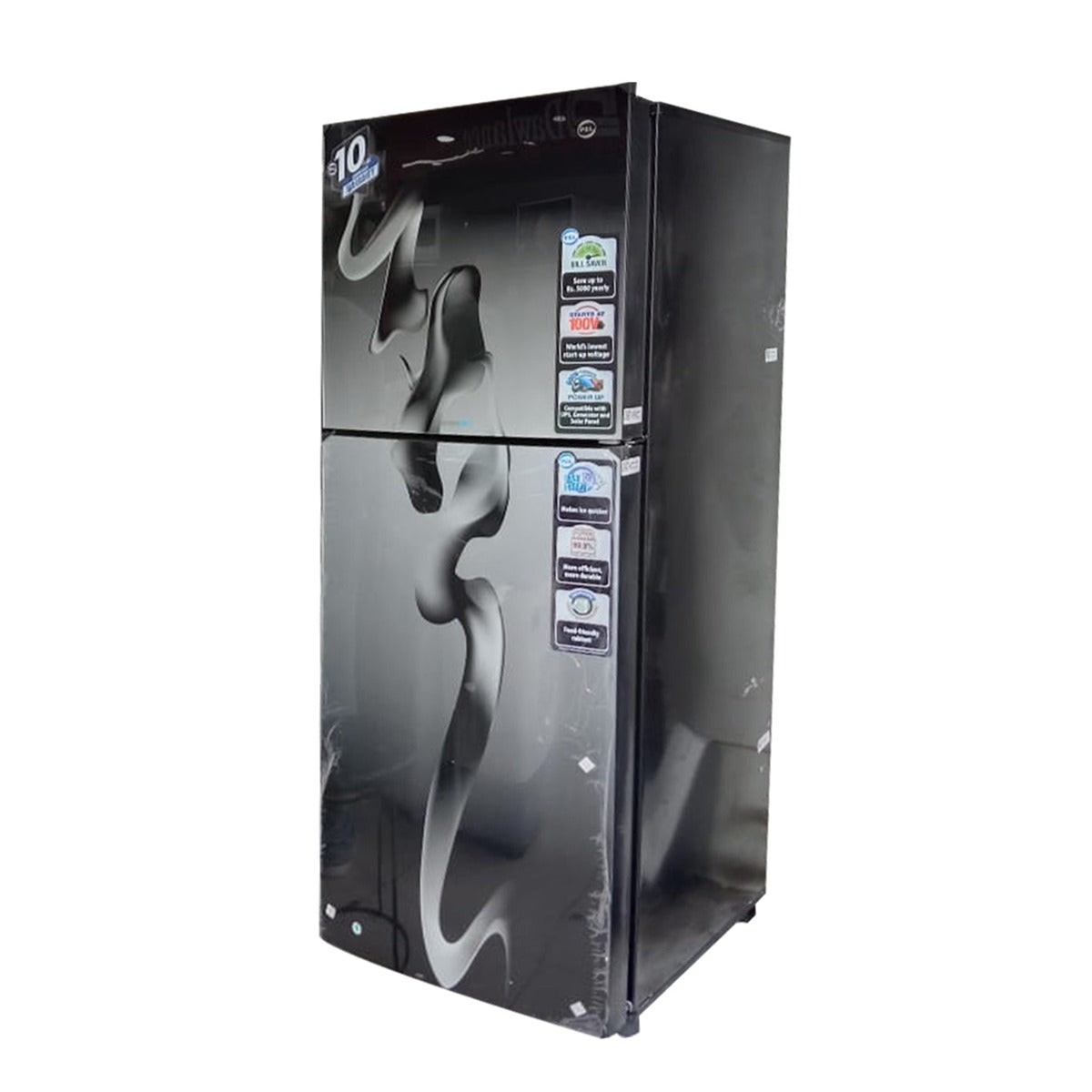 PEL Refrigerator Double Door – PRCGD 6350 (Curved Glass Door)